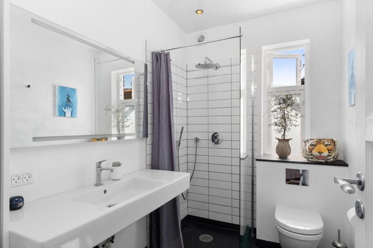 Beautiful Private Apartment, With Garden, Roof Terraze, 150 Square M, 2 Floors, 2 Bedrooms And An Extra Bed In The Livingroom Aarhus Exterior photo